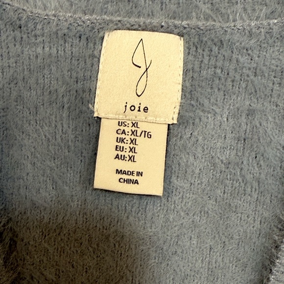 Joie Soft Blue Button-Up Cardigan - Picture 2 of 9